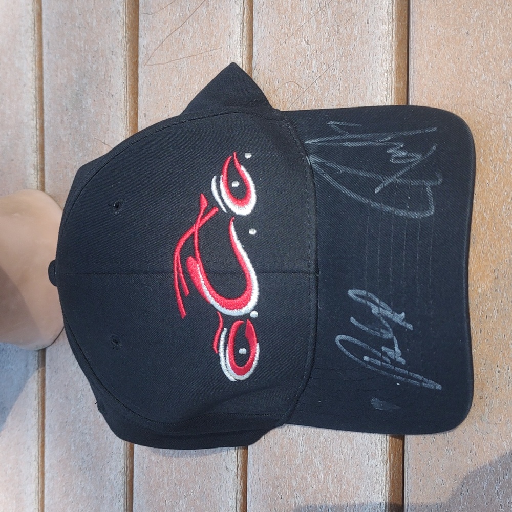 Vintage Orange County Choppers Embroidered Logo Fitted Hat Cap S-M Signed